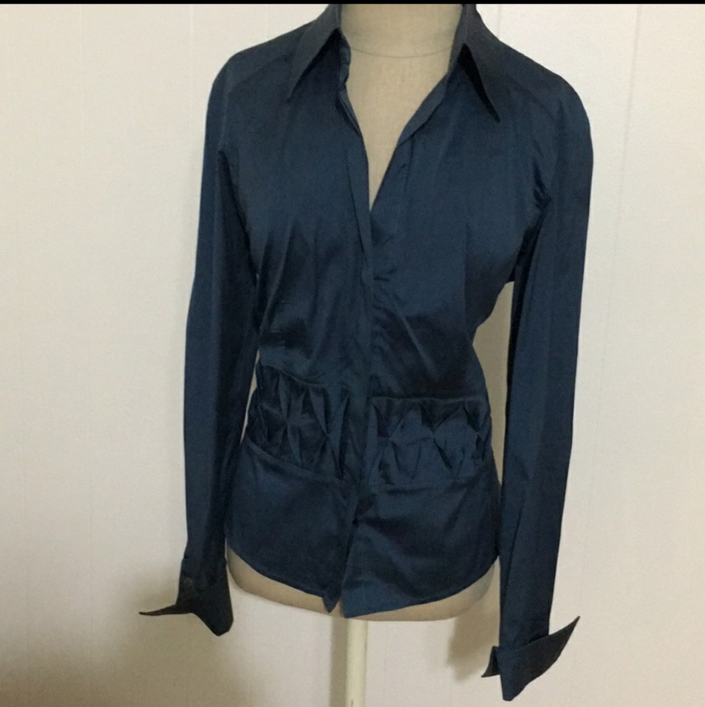 Beautiful Dress button Down Blouse Size 8